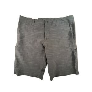 NWT, Hang-Ten, Men's 4 way Stretch, Lightweight Quick Dry Shorts Black, Size: 36
